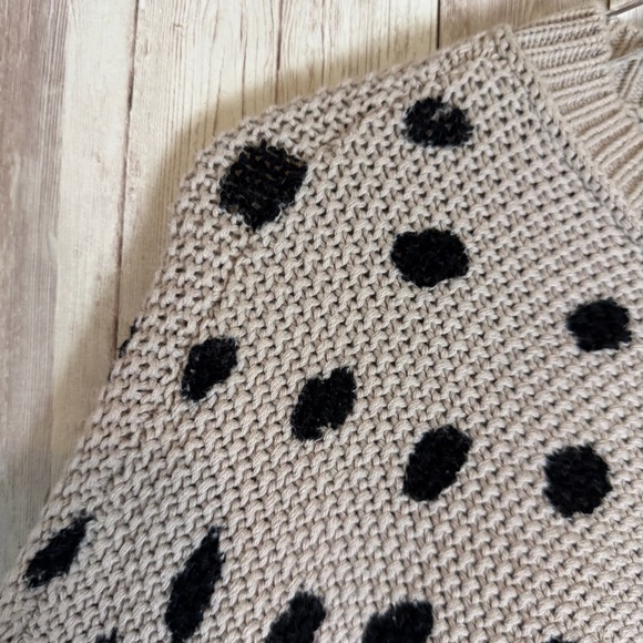 Jackson Rowe Chukar Polka Dot Cotton Sweater Small - Picture 4 of 9
